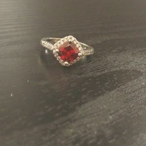 Ruby red ring